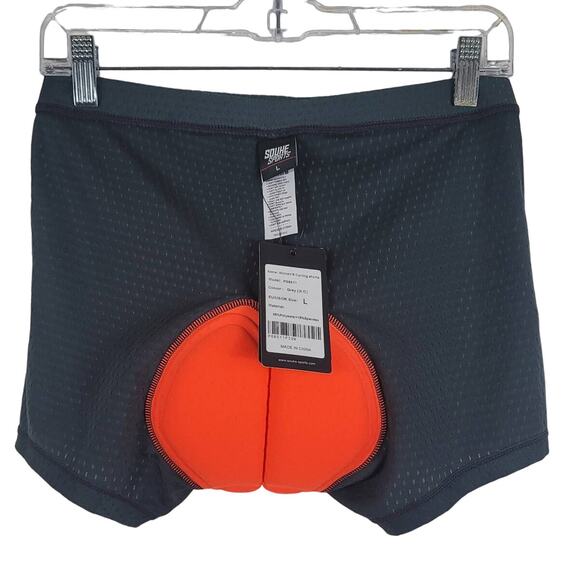 SOUKE Sports Women’s Black Biking Cycling Shorts Large NWT - Picture 4 of 8